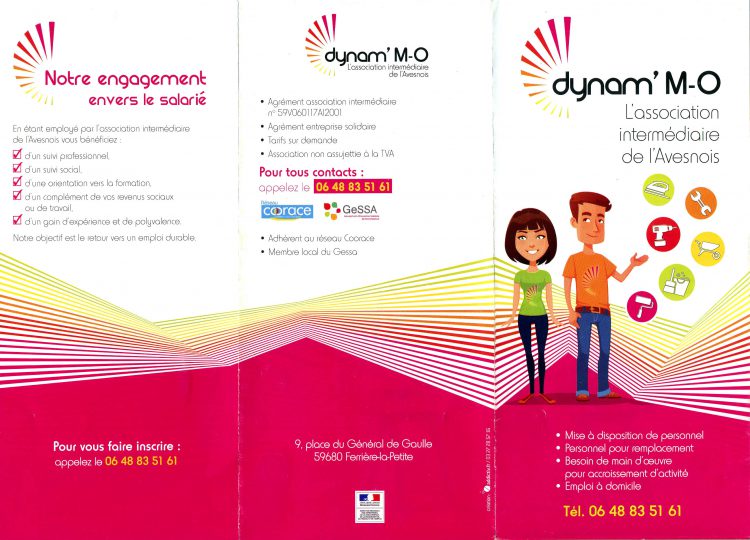 Flyer - Mise à disposition de personne - Dynam'M-O