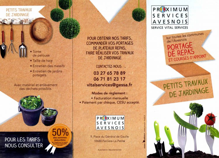 Flyer - Services à la personne - Proximum Services Avesnois