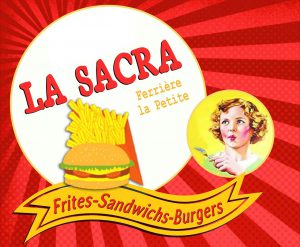 Affiche La Sacra: Frites Sandwichs Burgers