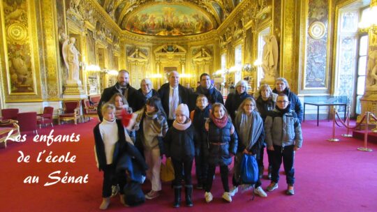 16 décembre : les enfants de l’école (CE) au Sénat