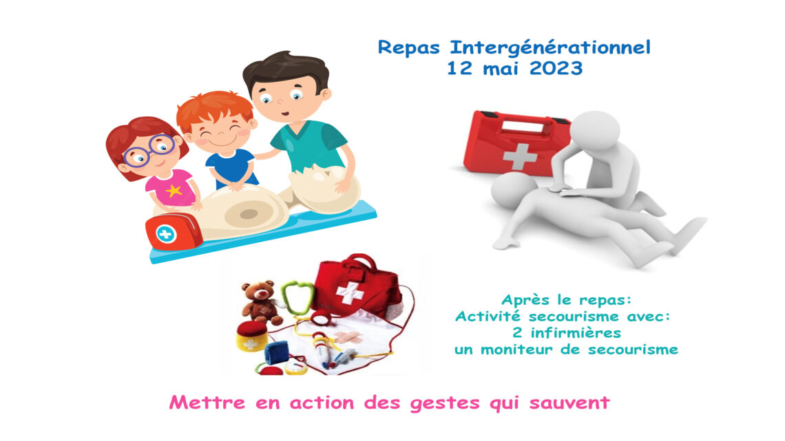 12 Mai 2023 : Repas Intergénérationnel et activité secourisme