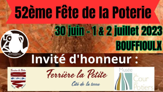 30 juin au 02 juillet : 52ème Fête de la Poterie à Bouffioulx