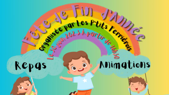 30 juin 2023 : Fête de fin d’année