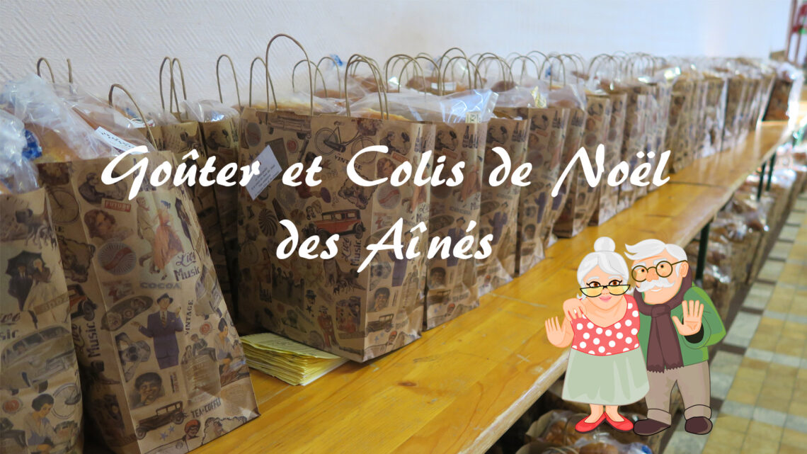 14 décembre 2023 : Goûter et Colis de Noël des Aînés