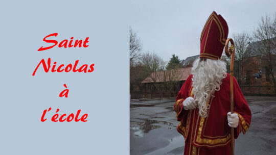 5 décembre 2023 : Saint Nicolas à l’école