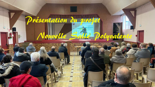 10 décembre 2023 : Présentation du projet de la nouvelle salle polyvalente