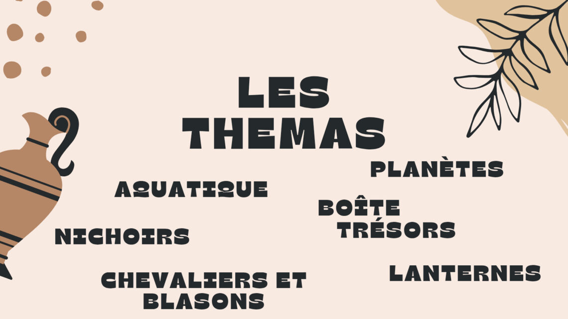 Juillet & Août 2025 : Ateliers « Thémas »