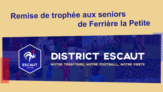 2 Octobre 2025 : Foot, remise du trophée champion